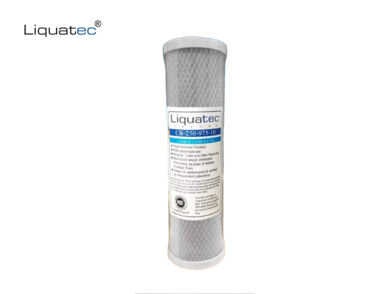 Liquatec 10吋CTO壓縮活性碳濾心
